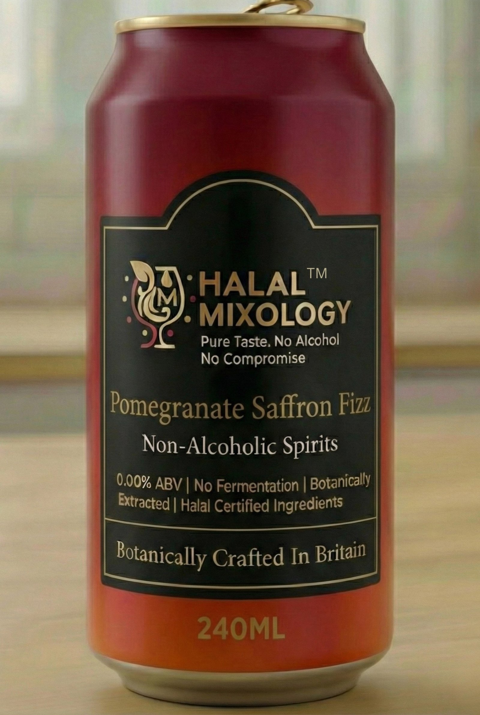 Pomegranate Saffron Fizz 240ml